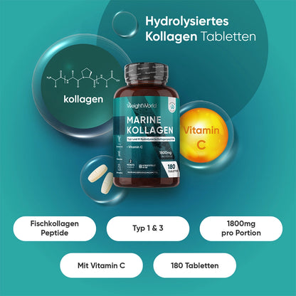 Meereskollagen mit Vitamin C