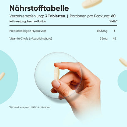 Meereskollagen mit Vitamin C