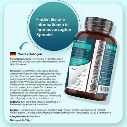 Meereskollagen mit Vitamin C