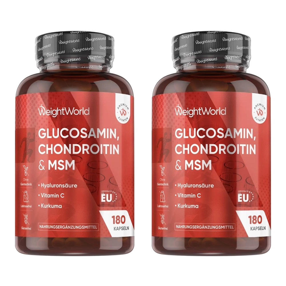 Glucosamin Chondroitin & MSM Kapseln Doppelpack