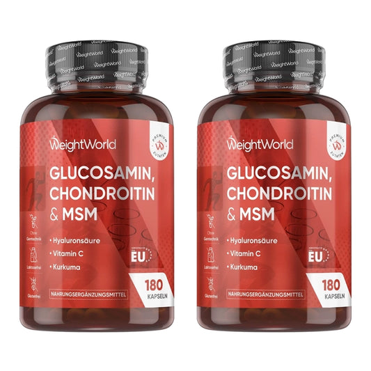 Glucosamin Chondroitin & MSM Kapseln Doppelpack