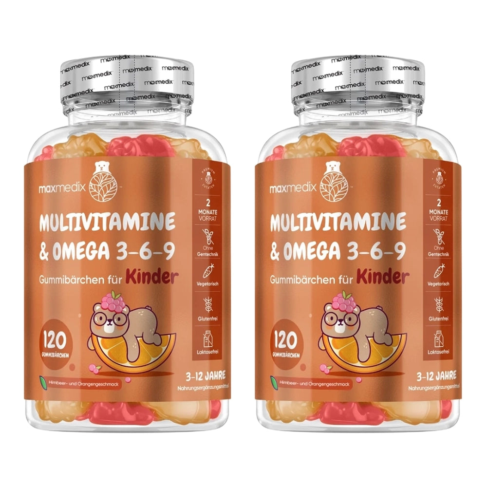 Multivitamin Gummibärchen für Kinder Doppelpack