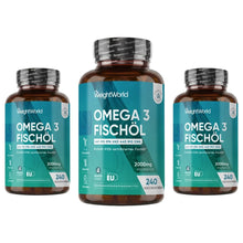 Omega 3 Fischöl Weichkapseln - 3er-Pack