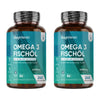 Omega 3 Fischöl Weichkapseln - 2er-Pack