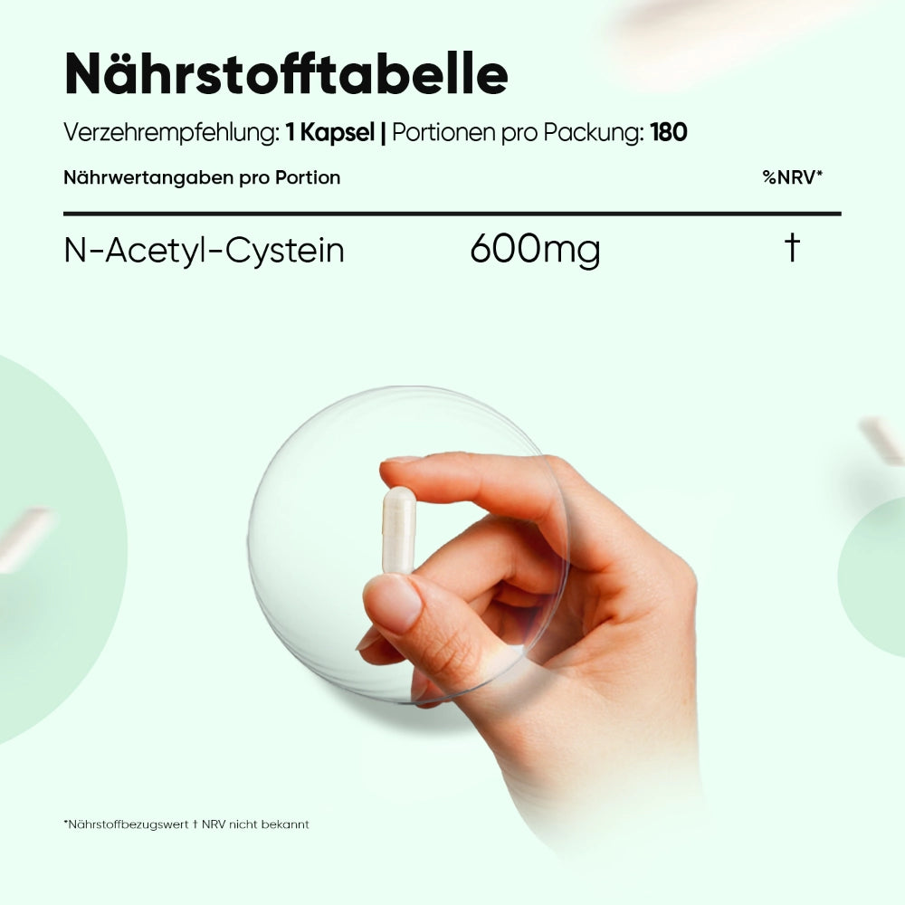 N-Acetylcystein (NAC) Kapseln