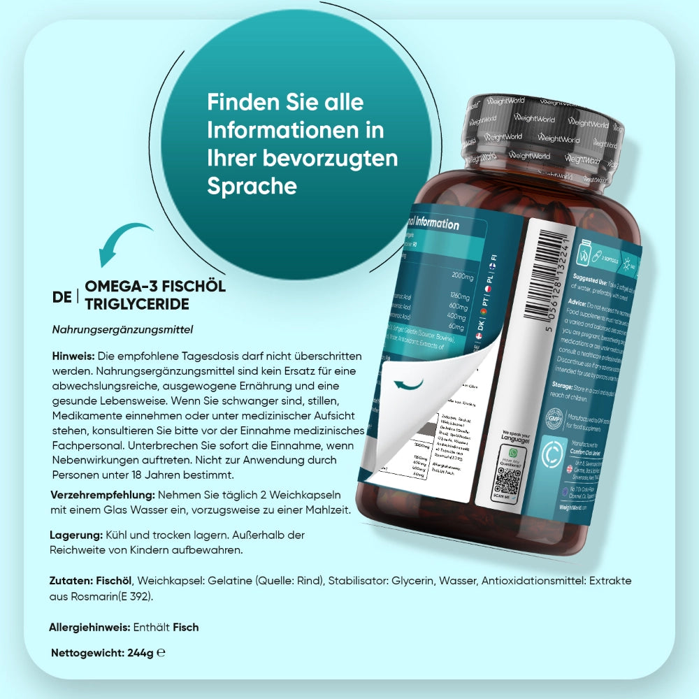 Omega-3 Triglyceride Weichkapseln
