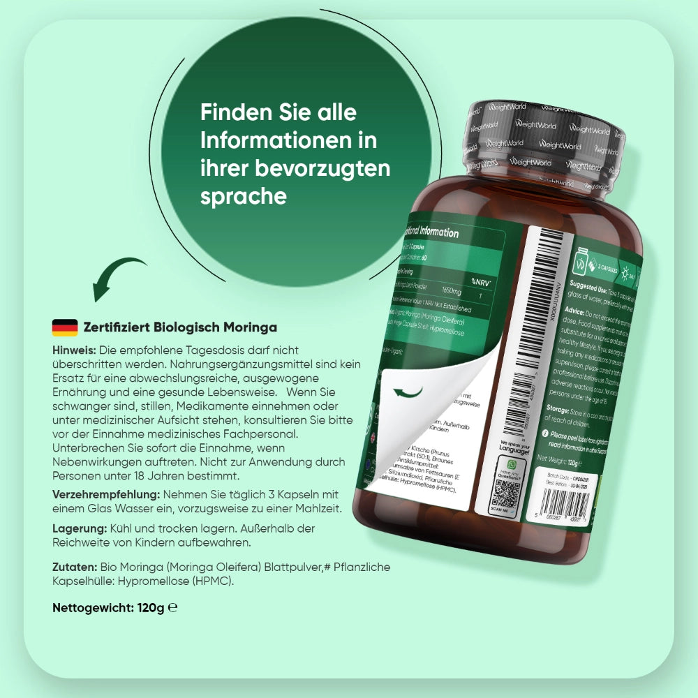 Bio Moringa Kapseln