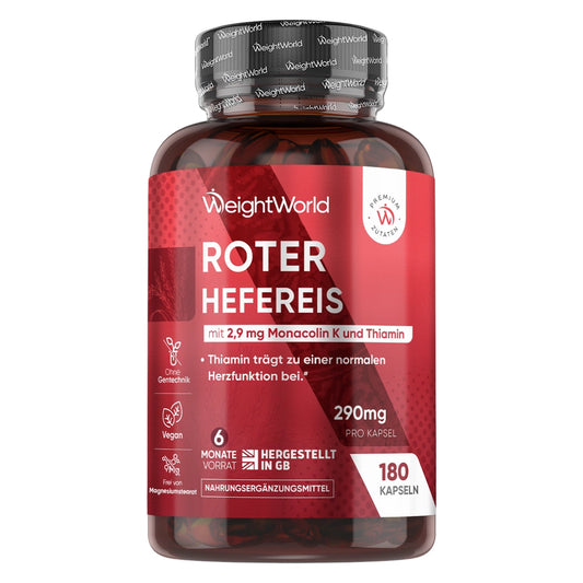 Rote Reis Kapseln