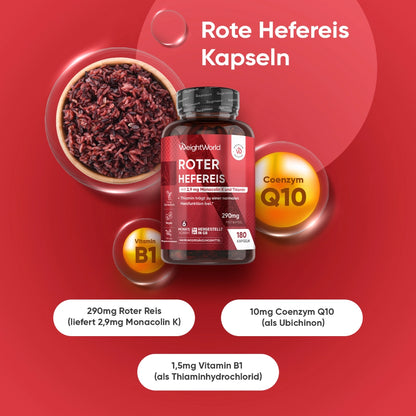 Rote Reis Kapseln