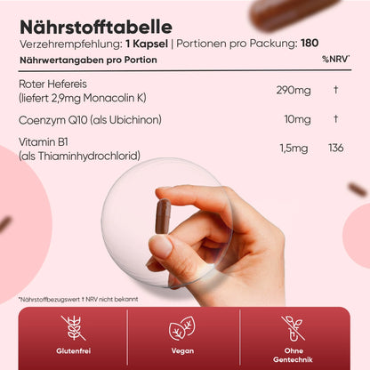 Rote Reis Kapseln