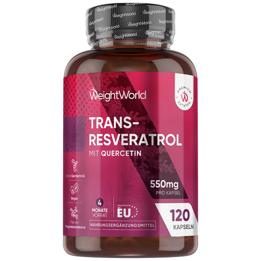 Trans-Resveratrol Kapseln mit Quercetin
