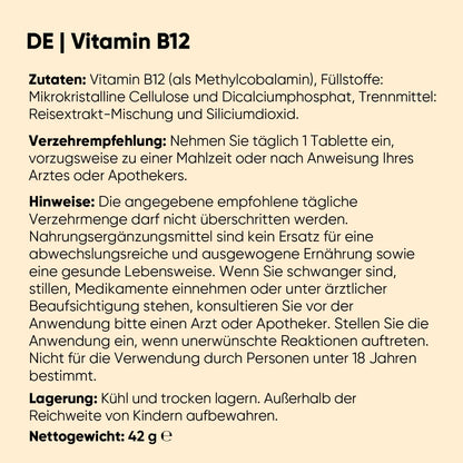 Vitamin B12 Tabletten