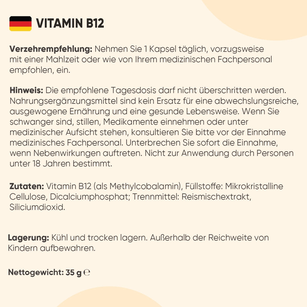 Vitamin B12 Tabletten