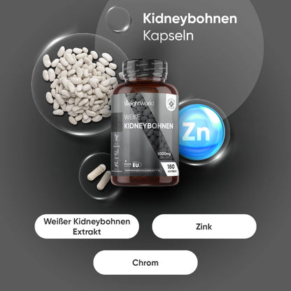 Weiße Kidneybohnen Extrakt Kapseln